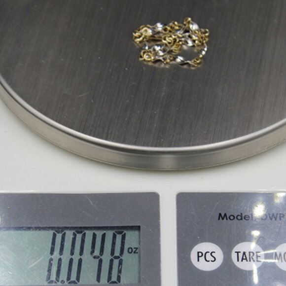 14K Multitone Bracelet Anklet - Picture 7 of 8